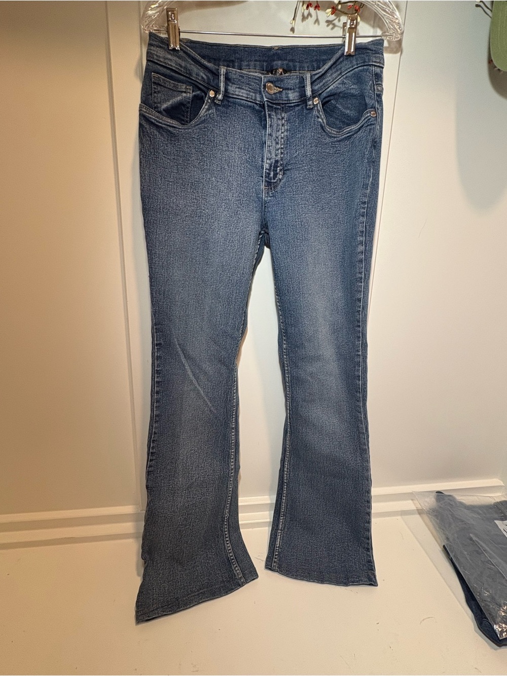VENUS Medium Blue Flare Jeans